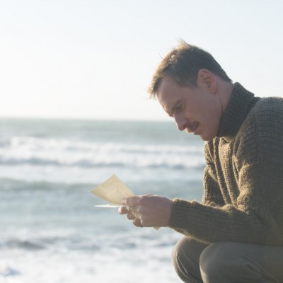 Michael Fassbender on a Marlborough beach