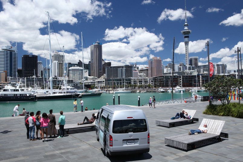 Auckland's skyline overwhelms the Rangers in World Famous (in New Zealand)